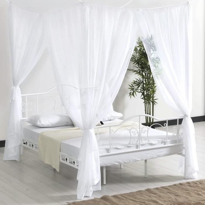 Moustiquaire - Grande Moustiquaire à Quatre Portes - 190 x 240 x 210 cm - Lavable - Design Contemporain