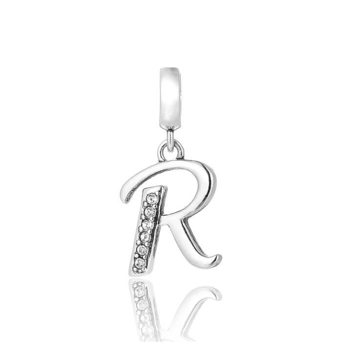 charm pandora lettre r charm pandora lettre r