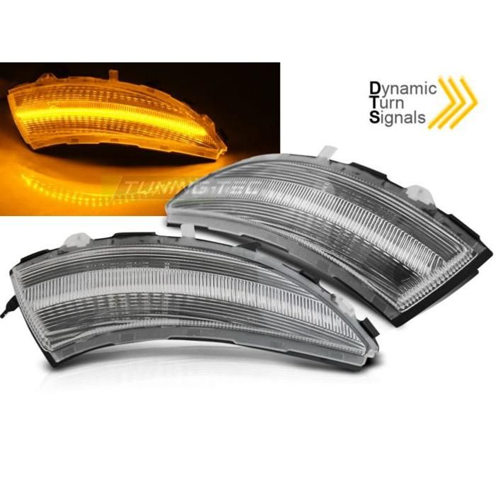 Paire Clignotant Repetiteurs retroviseurs Renault Clio 4 2012-2016 Clair LED Dynamique-36864071