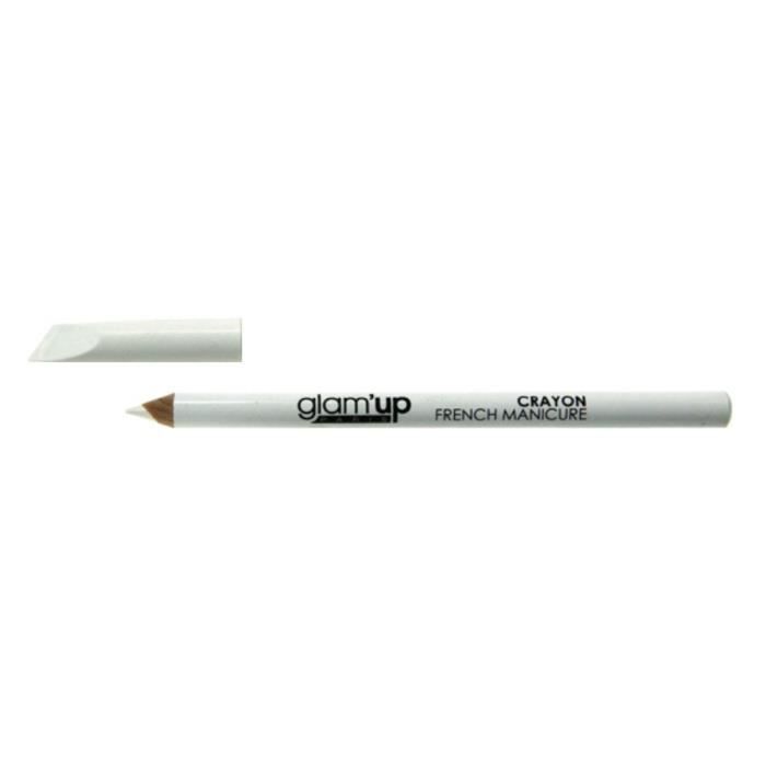 Glam'Up Nail Art Crayon Blanc French Manucure Fabrication