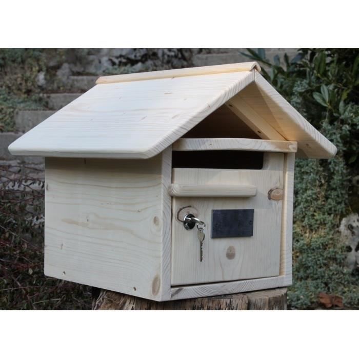 boite au lettre bois