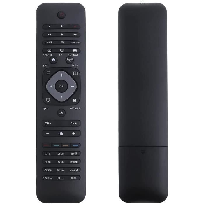 Télécommande de télé compatible Philips RM-L1128 - télécommande tv