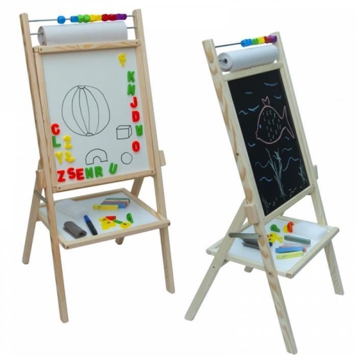 Chevalet Double Face En Bois Pour Enfants Avec Tableau Blanc Et Tableau Noir Reglable En Hauteur Avec Autocollants Magnetiques Cadeau Educatif Pour Garcons Et Filles Tout Petits A Partir De 3 Ans Chevalet Double Face En Bois Pour Enfants Avec Tableau Blanc Et Tableau Noir Reglable En Hauteur Avec Autocollants Magnetiques Cadeau Educatif Pour Garcons Et Filles Tout Petits A Partir De 3 Ans