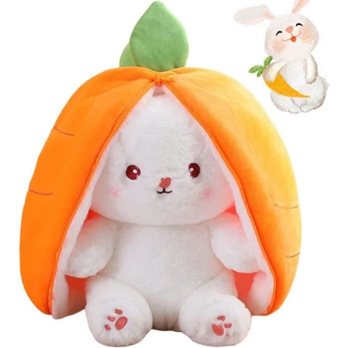 Peluche sonore lapin de Pâques - 15 cm