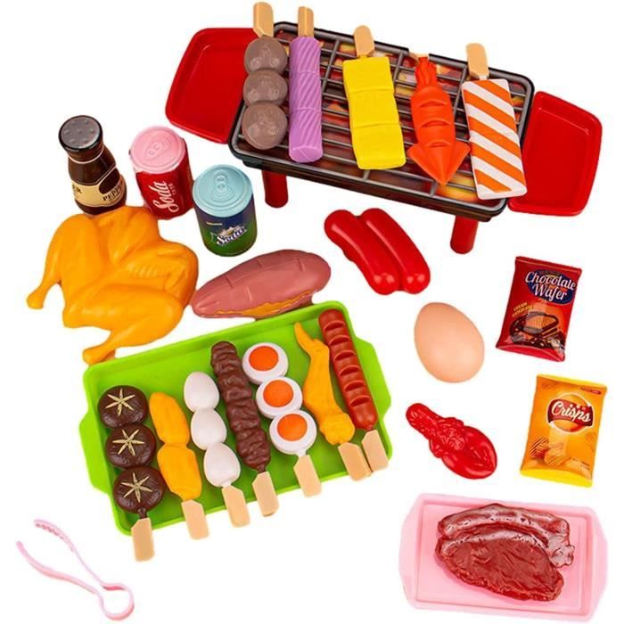 OMABETA Ensemble jouets de cuisine enfant 16 pièces en acier inoxydable – Gris/Argent, dès 5 ans