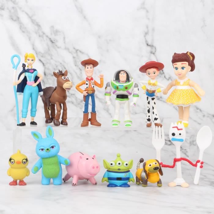 12 pcs / ensemble Toy Story 2 Buzz Lightyear Cartoon Figure Poupées Woody  Jessie Bo Peep 4-7 cm PVC Modèle Enfant Jouet Cadeaux - Cdiscount Jeux -  Jouets