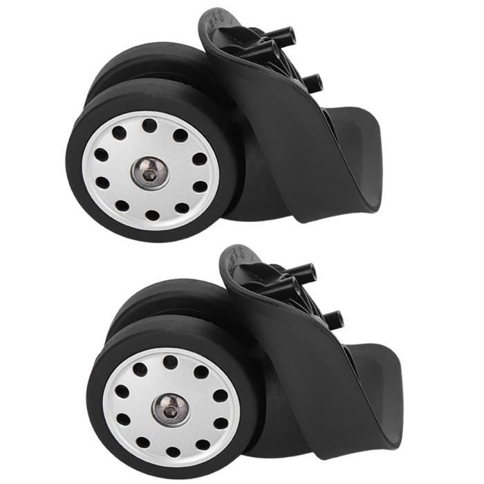 Roues De Remplacement Universelles En Caoutchouc Silencieuses Universelles Pour Valise Samsonite Platine
