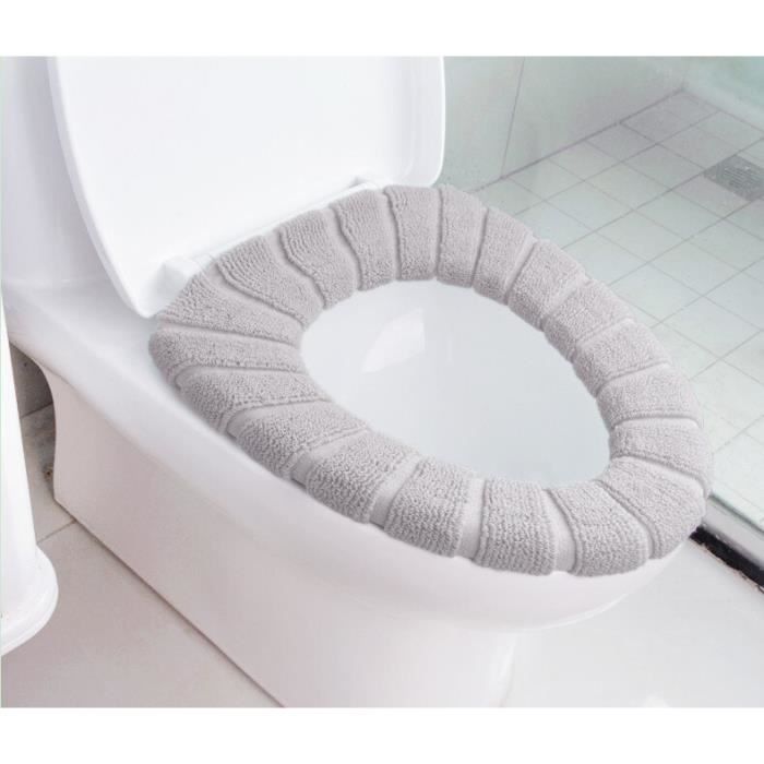 Hiver Épais Siège De Toilette Housses De Toilette Lavable Douce Wc Couvercle De Couvercle De Couvercle De Couverture De Siege De Siege Universel 98681934