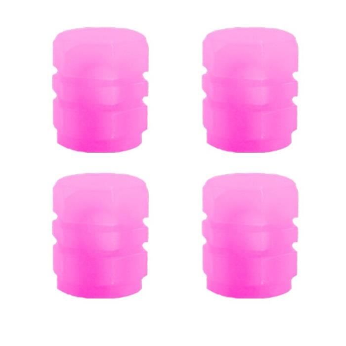Van Life Accessoire 4 Piu00e8ces Bouchon Valve De Pneu, Valve De Voiture, Couronne Strass Rose