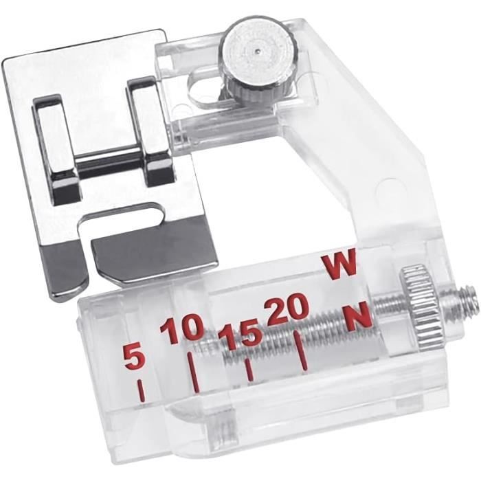 Pied Presseur Guidage Réglable Pour Machine à Coudre - Universel Snap-On