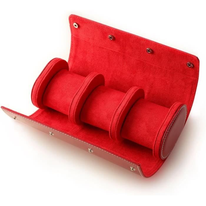 Boîte de rangement pour bijoux à 2 niveaux - Noir