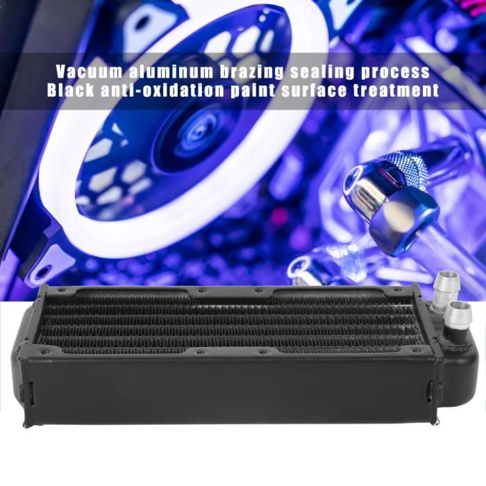 Refroidisseur D'huile Universel 13 Rangs Aluminium - Connexions AN8 - Pour Voitures Modifiées - Réduction Température