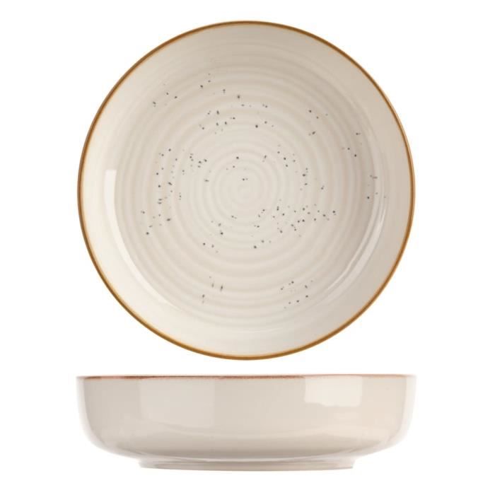 Cosy & Trendy Assiette creuse Baltic 6 pcs vanille 446003 Cosy & Trendy Assiette creuse Baltic 6 pcs vanille 446003