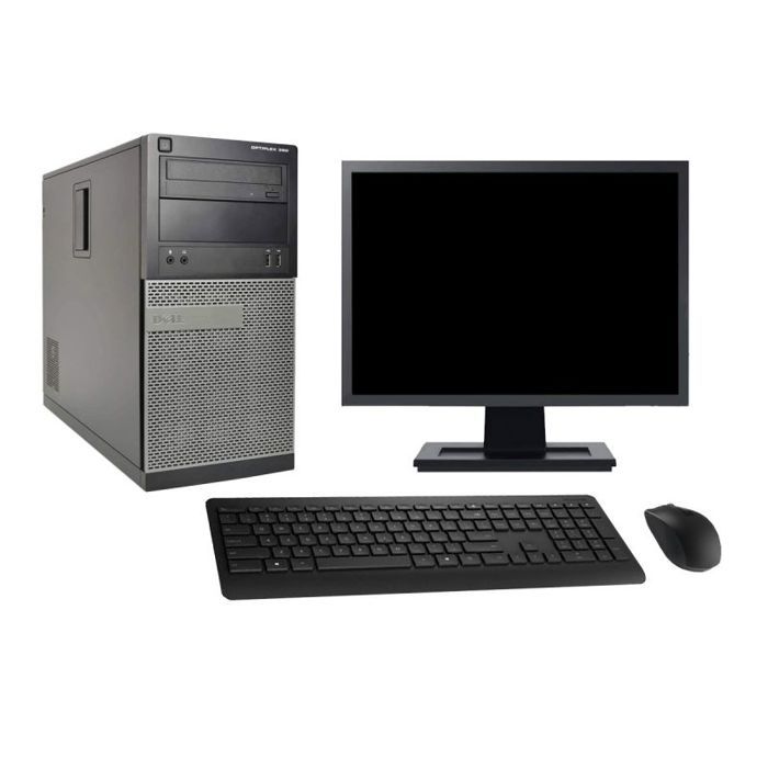 PC Tour Dell 390 MT Ecran 27 i7-2600 RAM 16Go Disque 2To HDMI Windows 10 Wifi - Dell