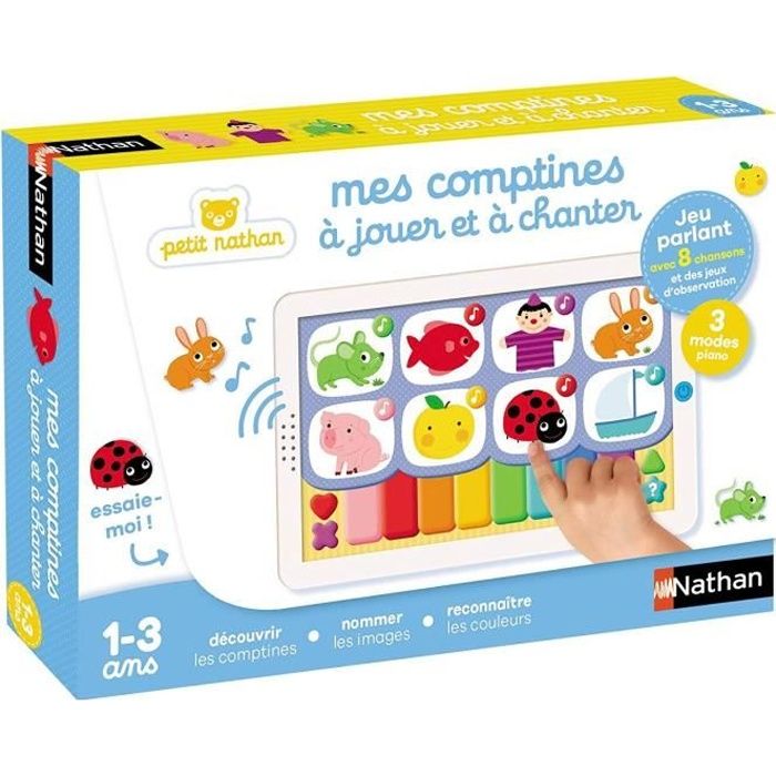 PETIT NATHAN Mes Comptines Jouer et Chanter Cdiscount Jeux