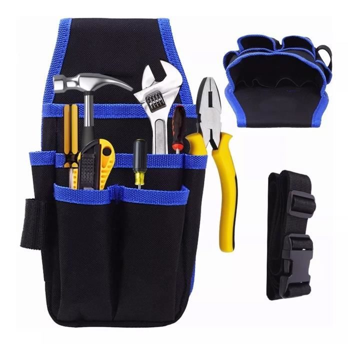 Duokon pochette à outils pour électricien Porte-outils d'électricien, sac à  outils léger portable, pratique pour bricolage caisse - Cdiscount Bricolage