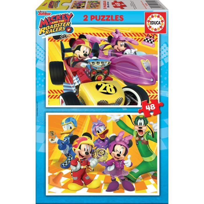 Puzzle - EDUCA - 2x48 pièces - Mickey Mouse - Dessins animés et BD ...