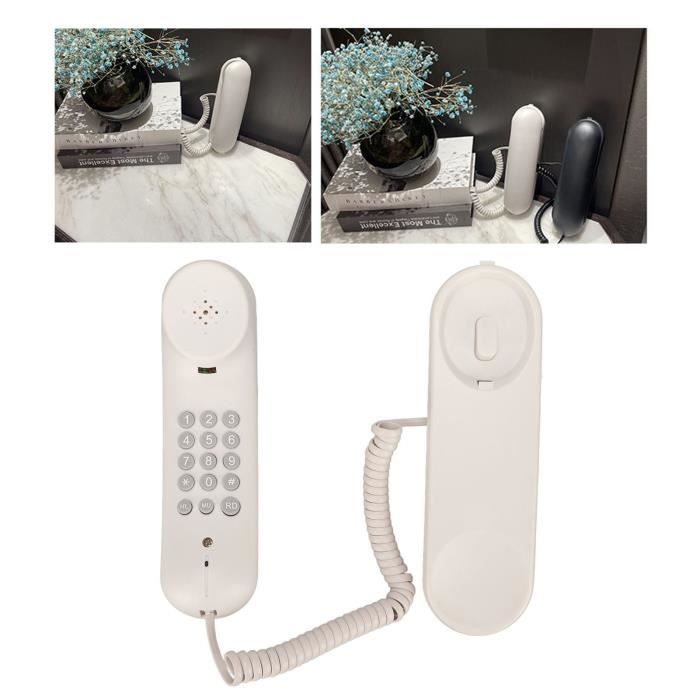 Téléphone d'urgence analogique mural en ABS résistant aux