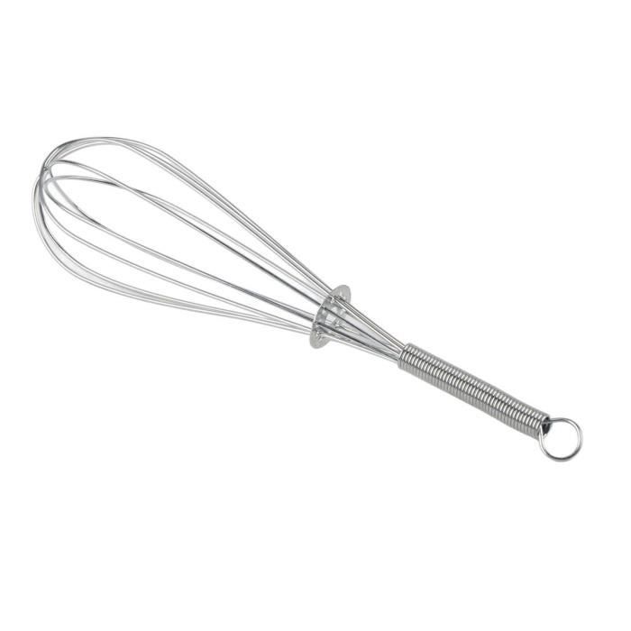 Batteur à Oeufs Manuel Acier Inoxydable à Manivelle - Fouet Mélangeur Cuisine Classique Blanc