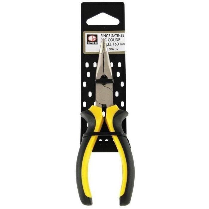 Pince bec coudée 160 mm