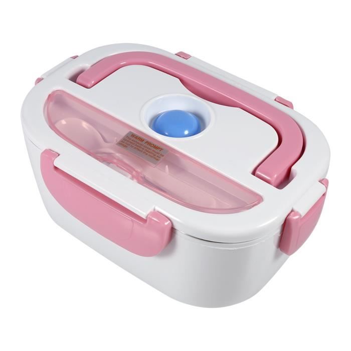 Boîte à Lunch Chauffante 3,5L XREXS 90W - Électrique Maison Voiture - Avec Ustensiles