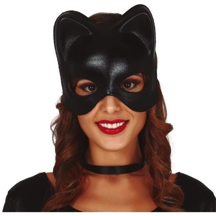 Masque Noir Catwoman - FIESTAS GUIRCA - Accessoire de Déguisement pour  Femme - Cdiscount Jeux - Jouets