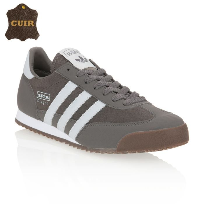 ADIDAS Baskets Dragon Homme Taupe et gris clair - Cdiscount Chaussures