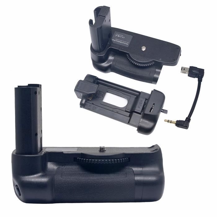 Ayex Poignée Batterie Nikon D750 + 2 Batteries EN-EL15 + Double Chargeur USB