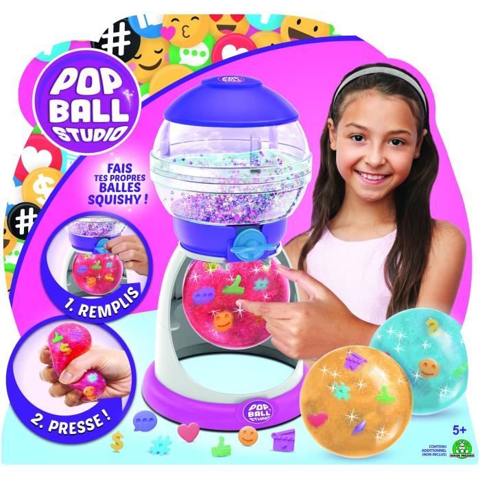 Jeu créatif - GIOCHI PREZIOSI - Pop Ball Studio - Fabrique à balles squishy  - Personnalise et presse - Cdiscount Jeux - Jouets
