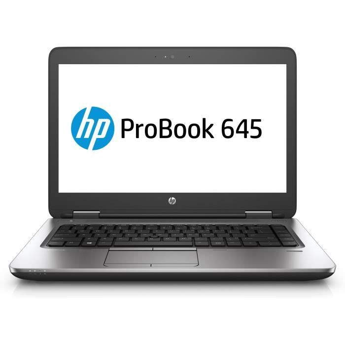 Acheter HP ProBook Ordinateur portable ProBook 645 G3 AMD A 24 GHz 356 cm (14) 1366 x 768 pixels 8 Go 500 Go Reconditionné - 245,00 € HP ProBook Ordinateur portable ProBook 645 G3 AMD A 24 GHz 356 cm (14) 1366 x 768 pixels 8 Go 500 Go Reconditionné - Hewlett-Packard reconditionné disponible sur Cdiscount Seconde Vie