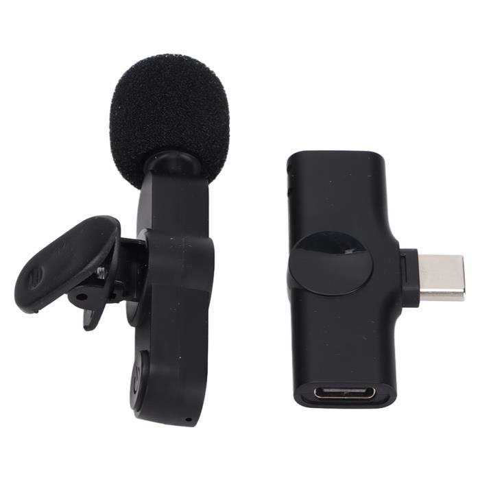 Mini microphone portable sans fil à changeur de voix 4 modes pour /