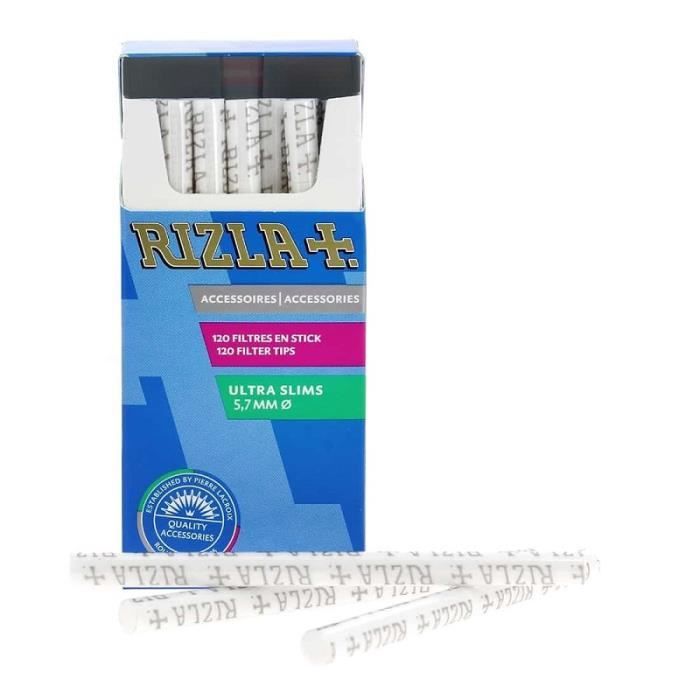 Lot de 20 Etui de 120 Filtre en Stick Ultra Slim Rizla+ - Cigarette Roulée  - 291