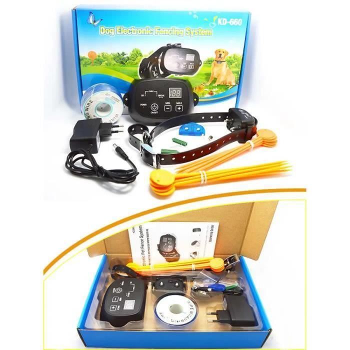 Comparer les prix de Clôture électronique filaire - Linklife - KD-660B - Rechargeable - Étanche - 600m de portée