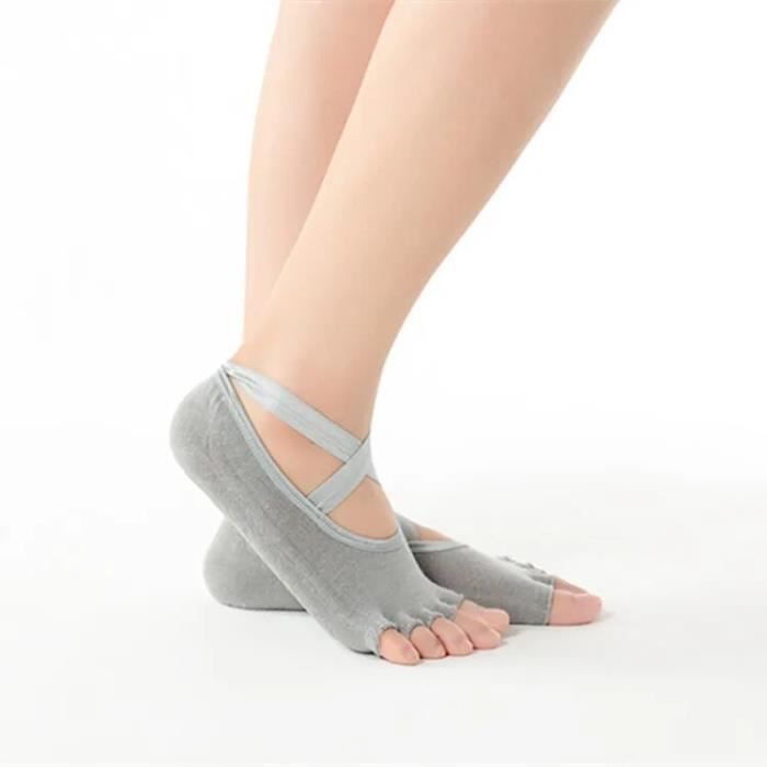 Gaiam Chaussettes de yoga sans orteils