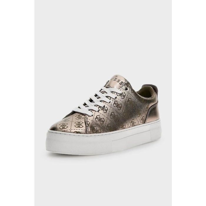515 Guess Basket Sneaker Bayan Pewter