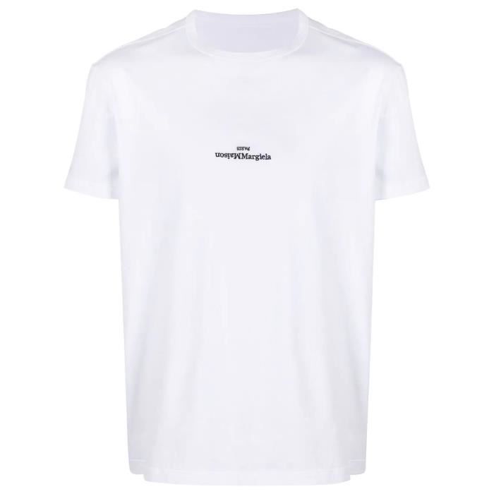 T-shirt stamps Coton Maison Margiela pour homme en coloris Gris Homme Vêtements T-shirts T-shirts à manches courtes 