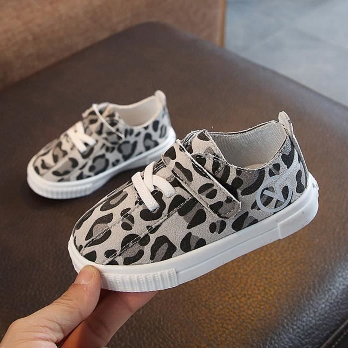 basket fille leopard