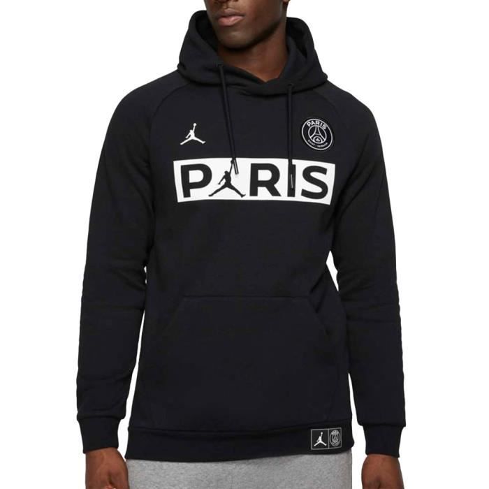 Sweat noir homme Nike Air Jordan PSG Fleece Black - Cdiscount Prêt-à-Porter