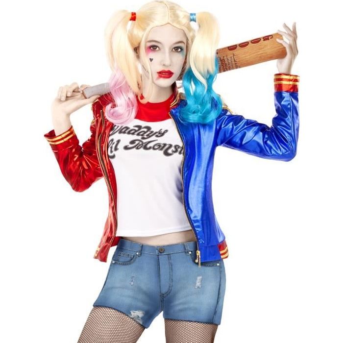 Kit déguisement Harley Quinn - Suicide Squad pour femme - Cdiscount Jeux -  Jouets