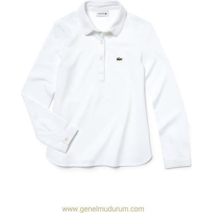 Polo Lacoste Enfant Ecru Pour Fille Pj2972 70v Ecru Cdiscount Pret A Porter