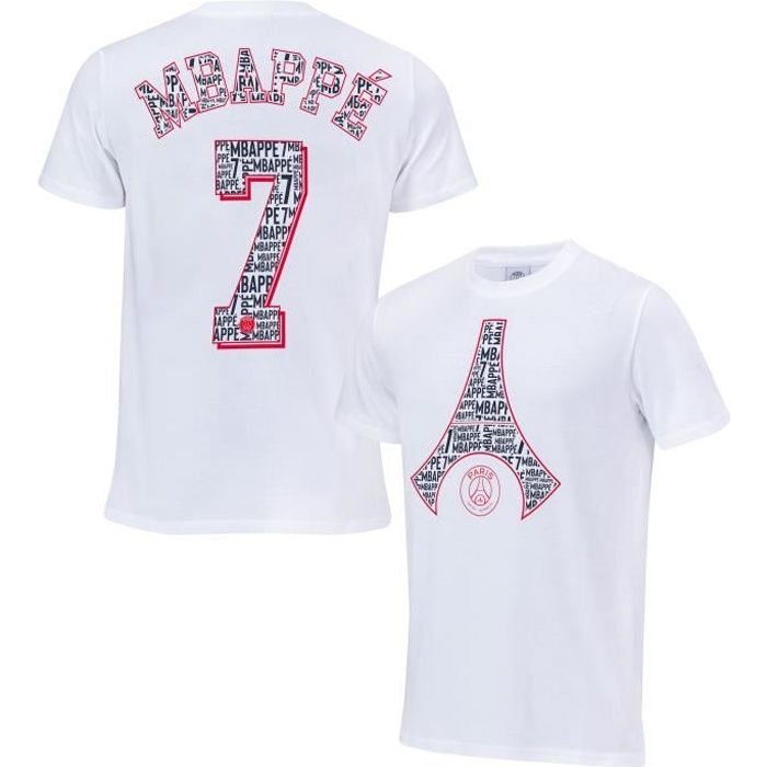 T-shirt enfant Kylian MBAPPE PSG - Collection officielle PARIS SAINT  GERMAIN - Cdiscount Sport