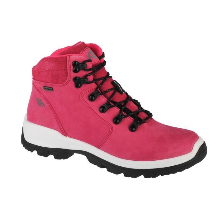 4f women's trek, femme, chaussures randonnée, rose