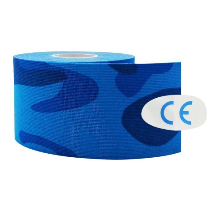 Ruban De Kinésiologie Physix Gear Sport - Bleu - Lot De 2 Rouleaux (16,5 Pieds Chacun) - Neuf