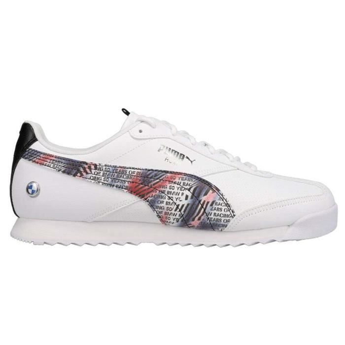 BASKETS PUMA BMW MMS 307238 02 Blanc Cdiscount Chaussures