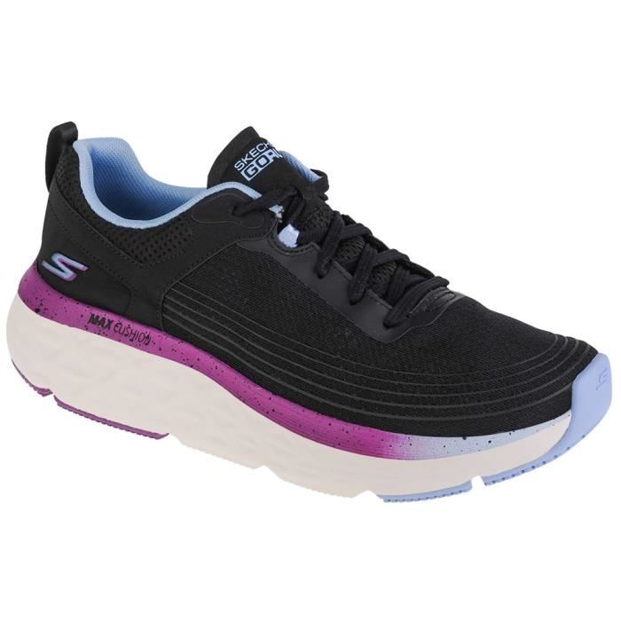 Skechers Chaussures SKECHERS Max Cushioning Delta Sunny Road Noir - Femme/Adulte - Canvas - Lacets - Plat
