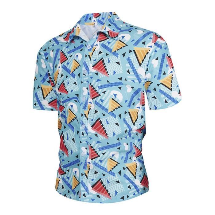 Chemise Hawaïenne Homme Batik Bay 100% Soie Taille M - Occasion Très Bon État