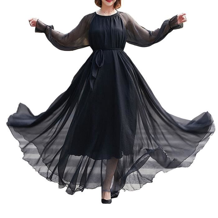 Robe Femme Mousseline Tunique Robe Grande Taille Pareo Femme Plage