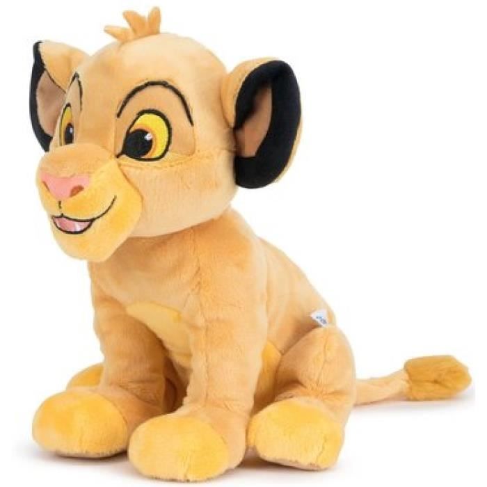 Grande Peluche Simba Roi Lion 40 Cm Set Doudou 1 Carte Offerte Enfant Animaux Sauvages Pour Disney