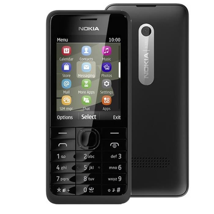 NOKIA 301 dualsim - noir - Reconditionné Nokia sur Cdiscount Seconde Vie