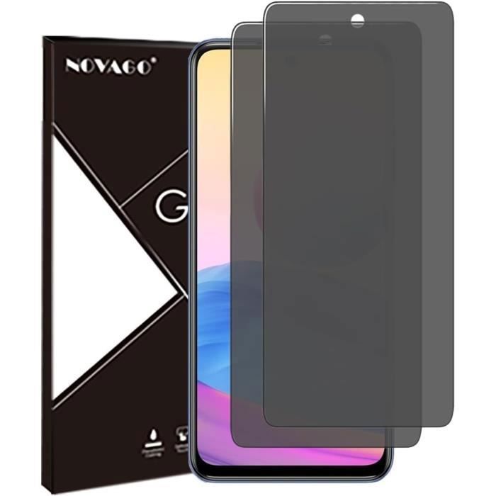 Film de protection Xiaomi Lot de 2 Verre trempé Anti poussière Anti choc Teinté
